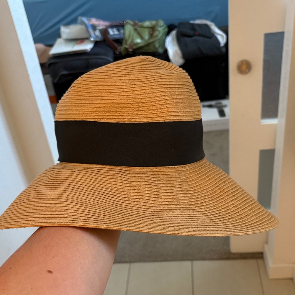 Nordstrom Tan and Black Women's Hat